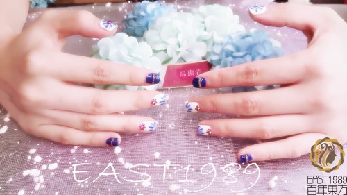  青花美甲怎么做？保定東方技工學校教你巧做美甲！