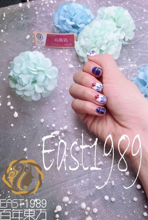  青花美甲怎么做？保定東方技工學校教你巧做美甲！